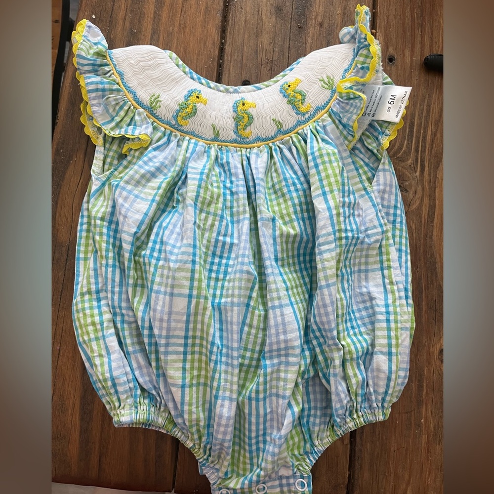 Smocked bubble 6m